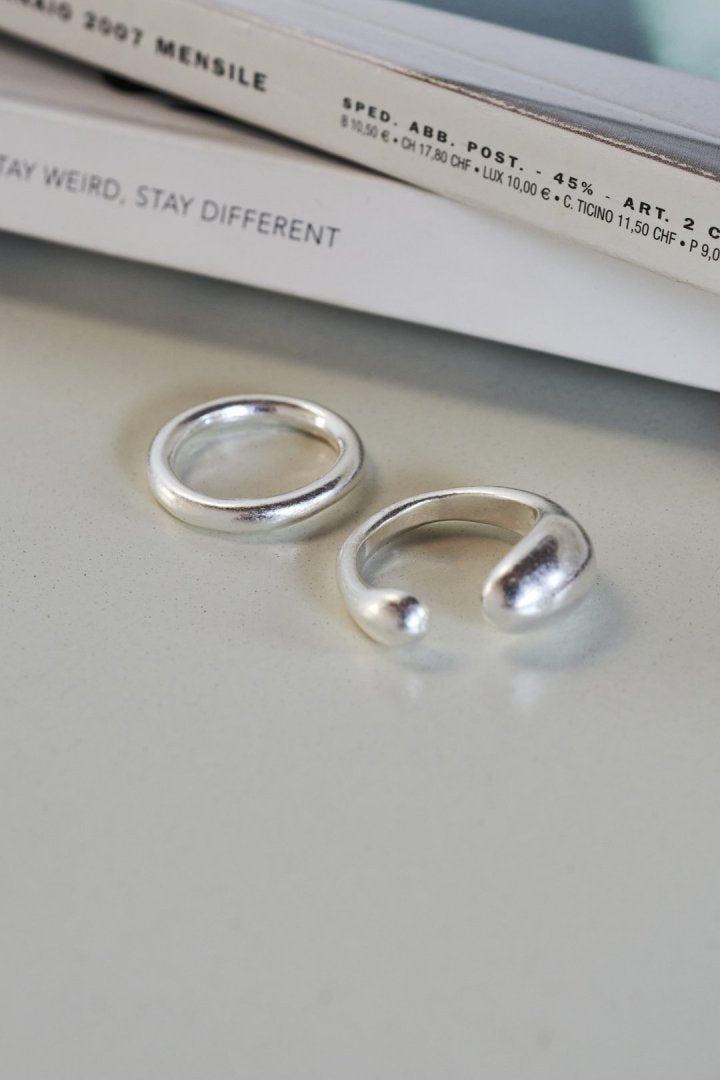 チャビー ライン セット リング