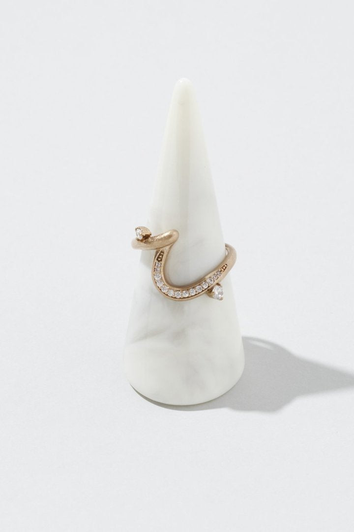 キュービックジルコニア ライン リング