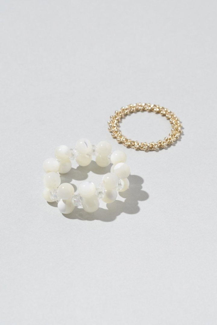 バイカラー ビーズ セット リング – GOLDY Onlinestore