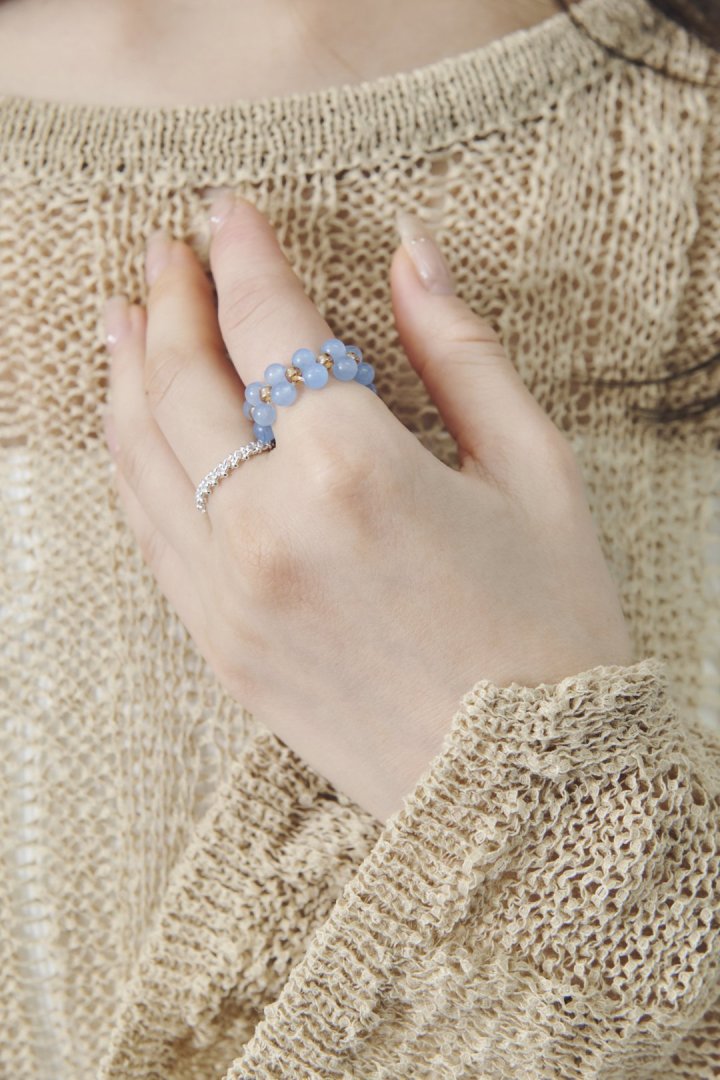 Blue　Mist様✨専用商品リング8個セット バイカラー ビーズ セット リング – GOLDY Onlinestore