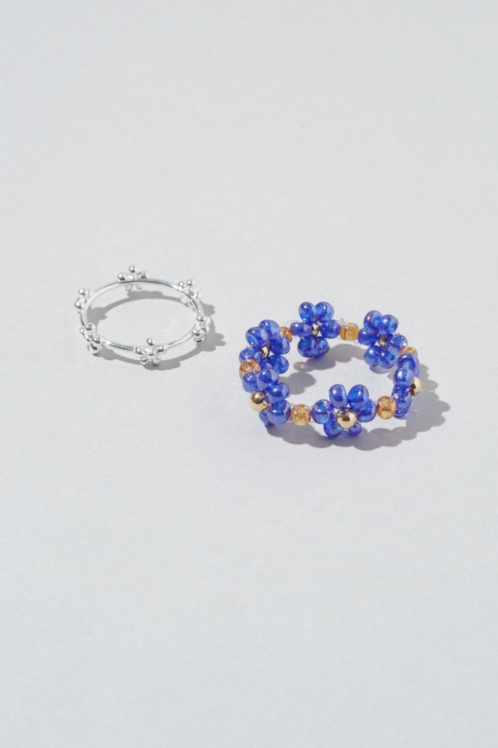 フラワー ビーズ セット リング – GOLDY Onlinestore