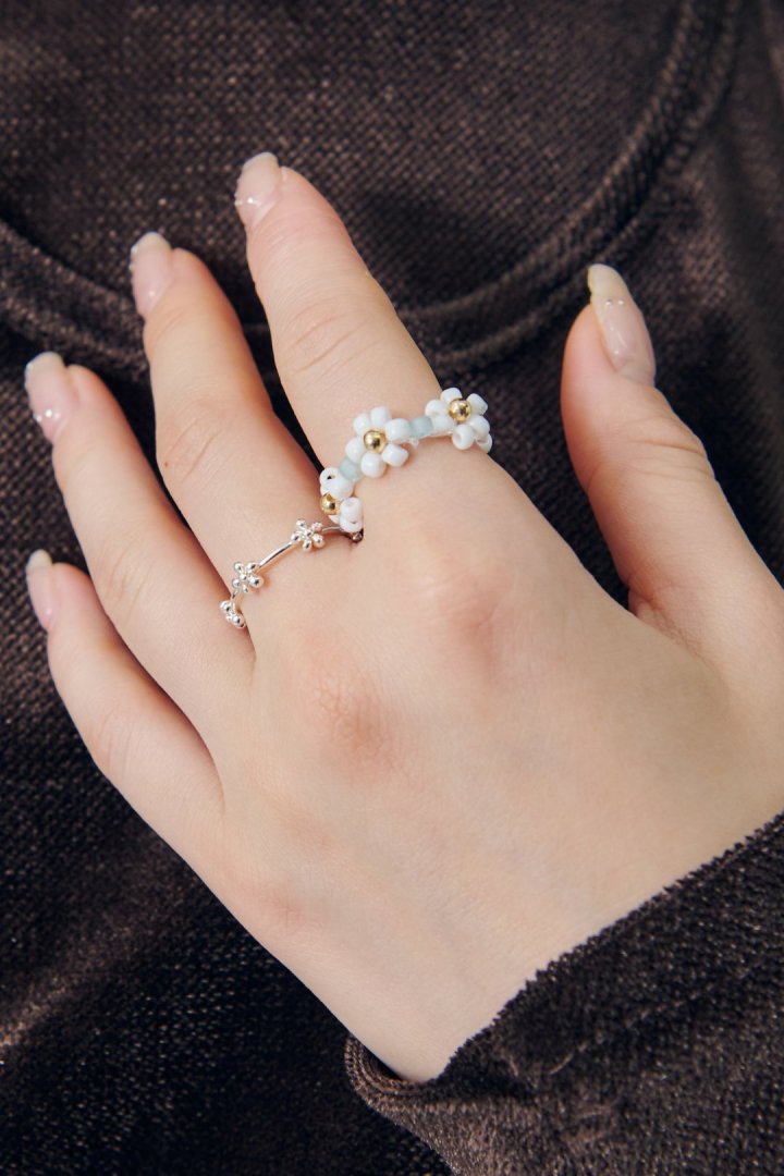 フラワー ビーズ セット リング – GOLDY Onlinestore