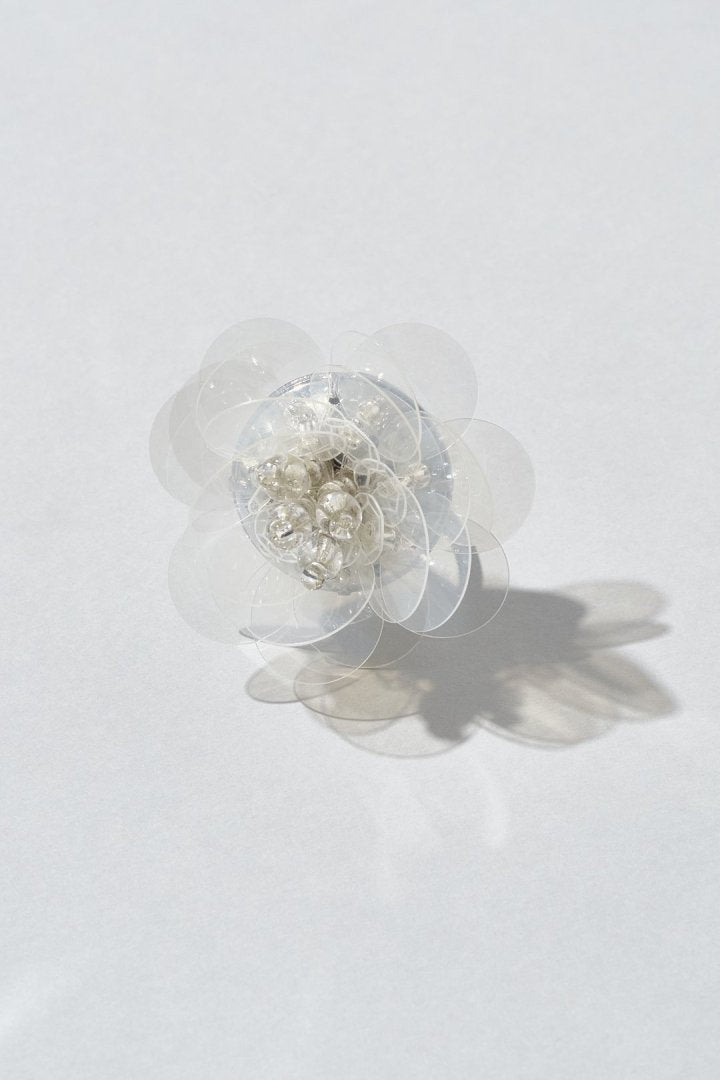 スパンコール フラワー リング