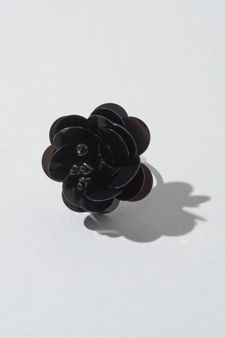 スパンコール フラワー リング