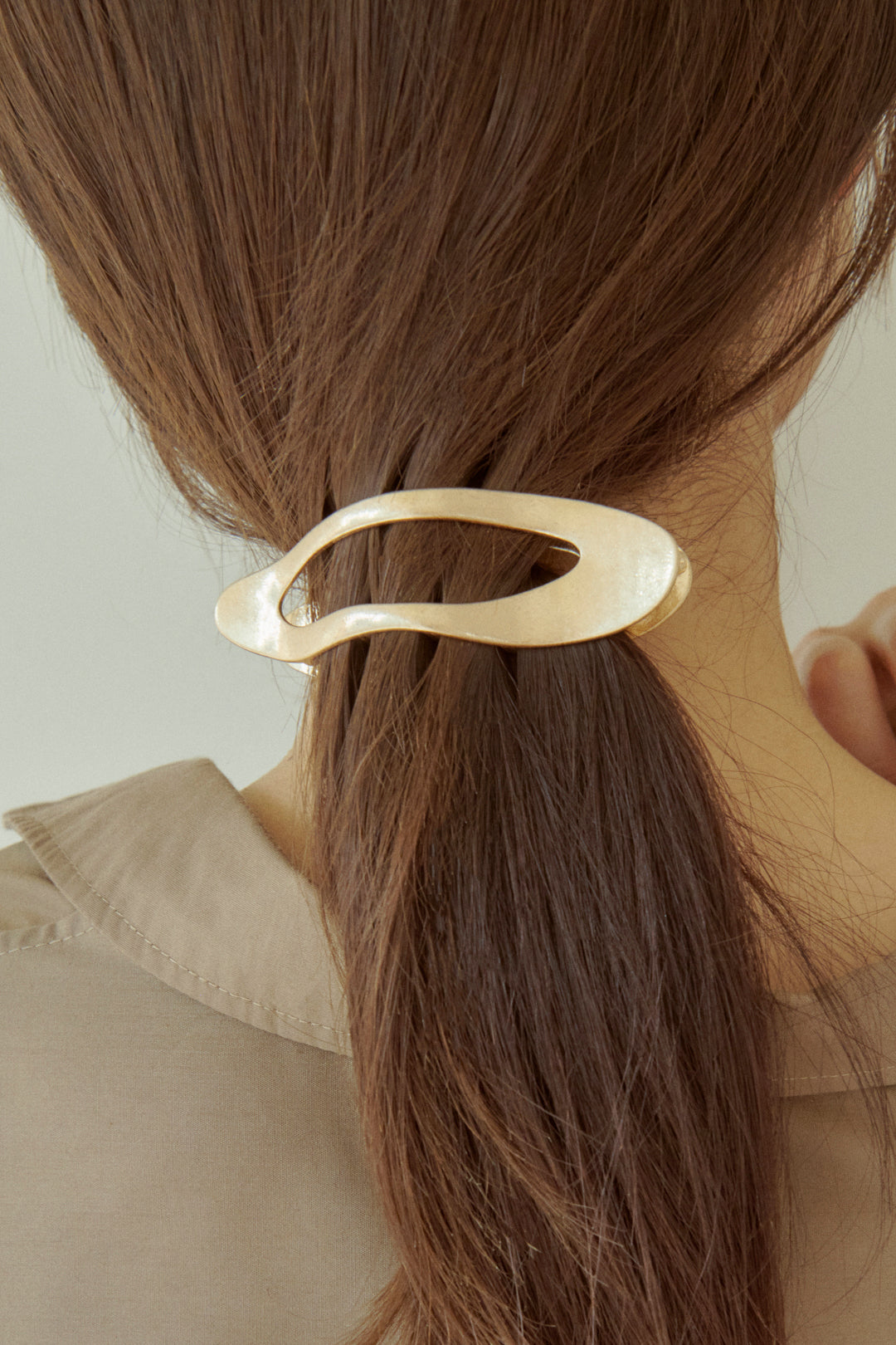 愛用 フィカレ ＜シルキーグレー＞＜カプチーノ ヘアクリップM