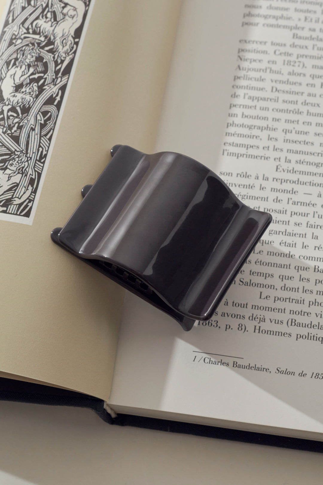 ワイド ウェーブ アセチ ヘアー クリップ