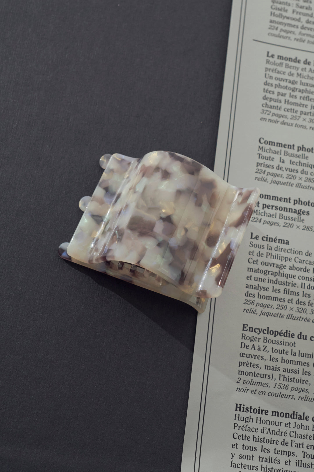 ワイド ウェーブ アセチ ヘアー クリップ