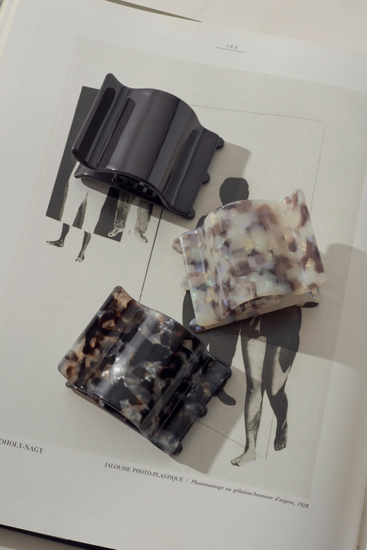 ワイド ウェーブ アセチ ヘアー クリップ