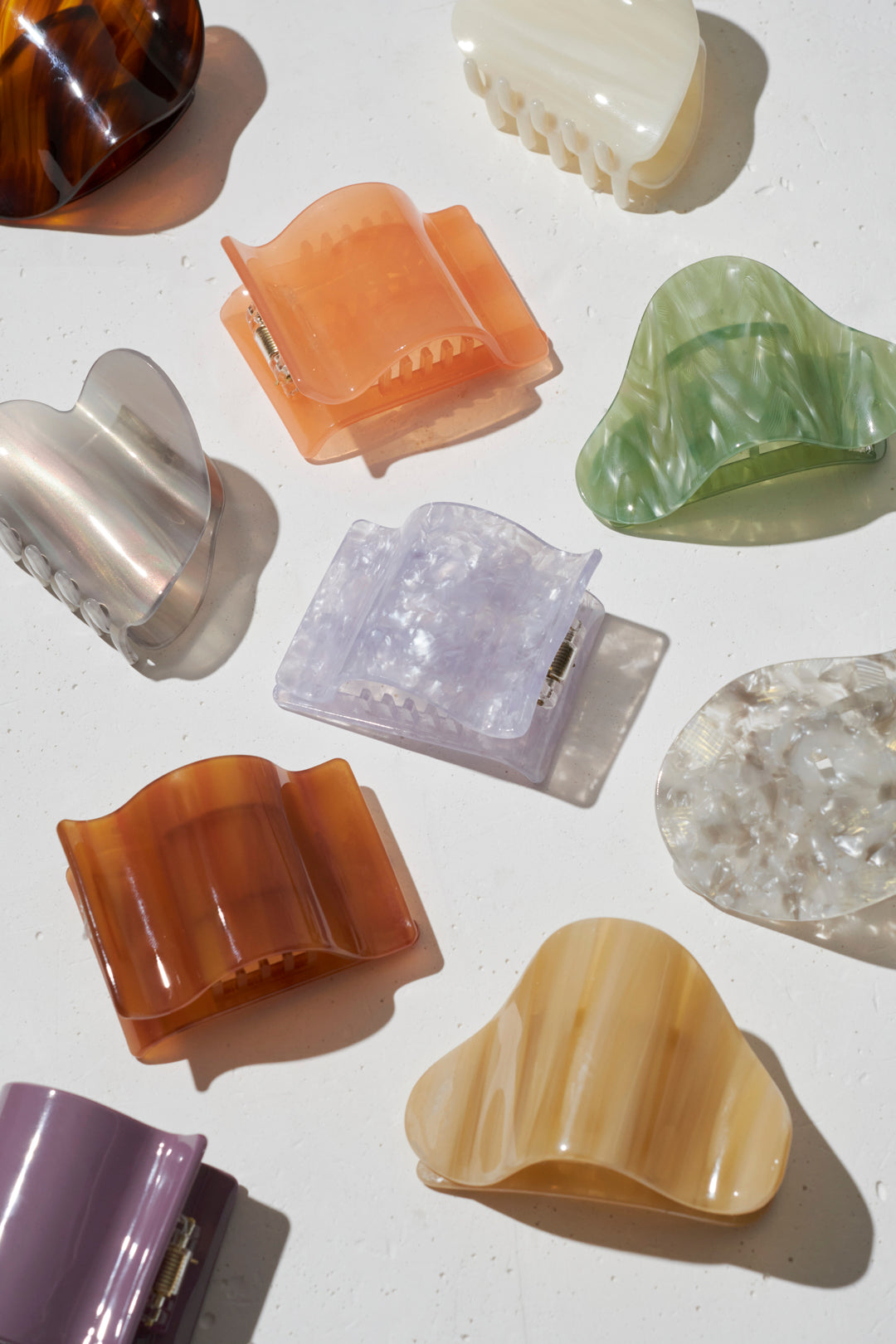 ワイド ウェーブ アセチ ヘアー クリップ