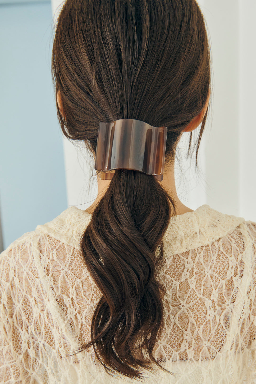 ワイド ウェーブ アセチ ヘアー クリップ 