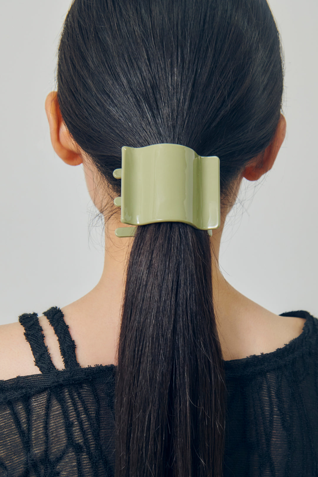 ワイド ウェーブ アセチ ヘアー クリップ 