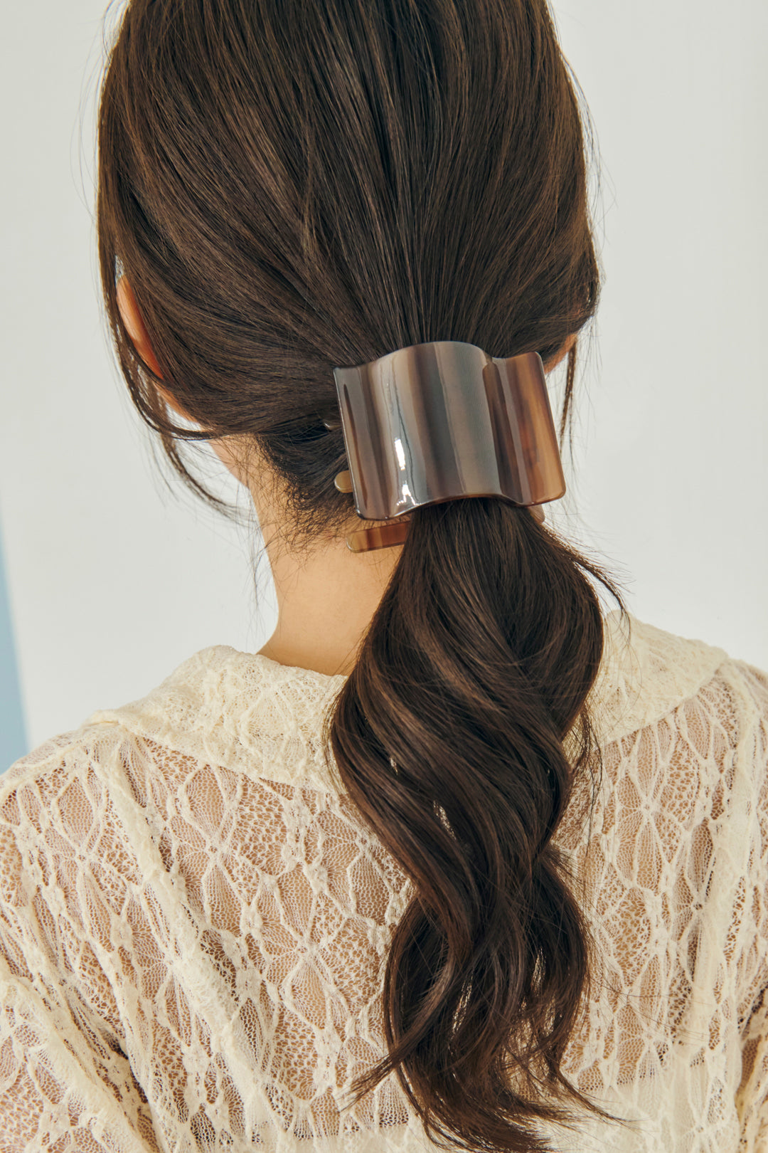 ワイド ウェーブ アセチ ヘアー クリップ 