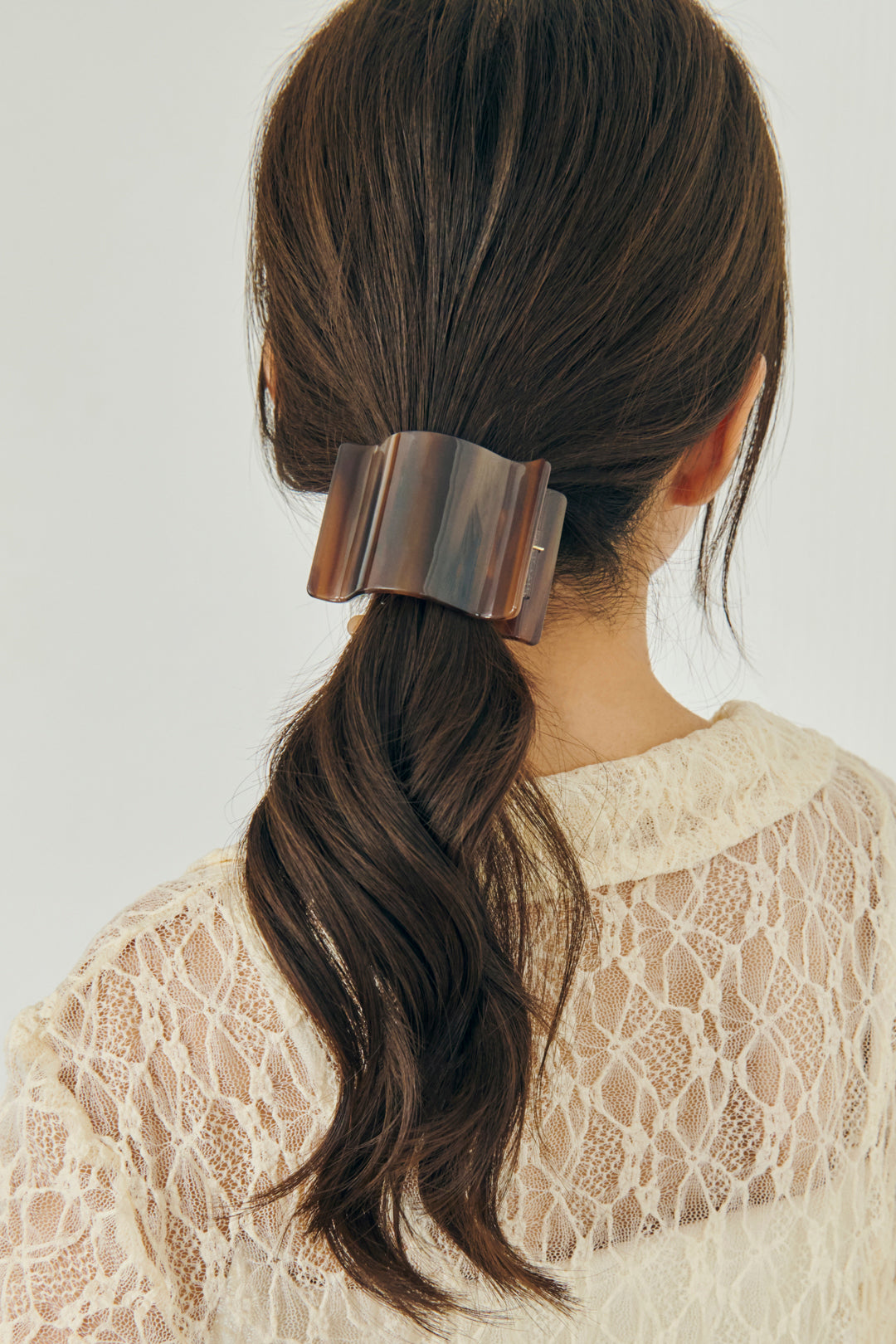 ワイド ウェーブ アセチ ヘアー クリップ 