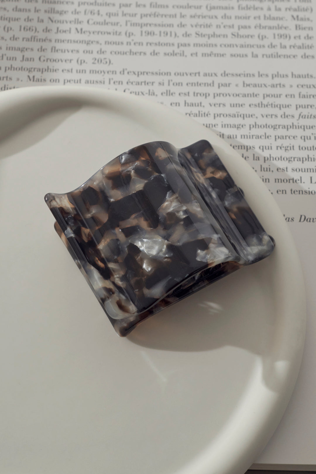 ワイド ウェーブ アセチ ヘアー クリップ 