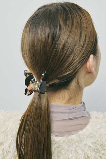 特価△△限定263大理石柄マーブル菱形アセチ合金ヘアパレッタゴールド約7.5 