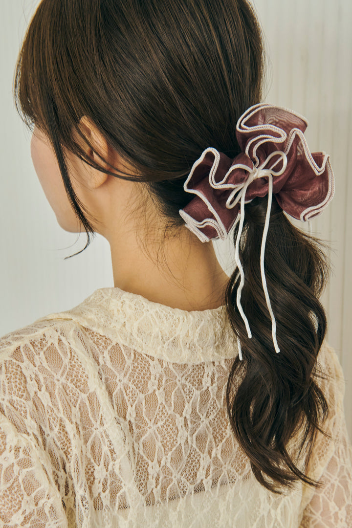 リボン ハング パイピング シュシュ