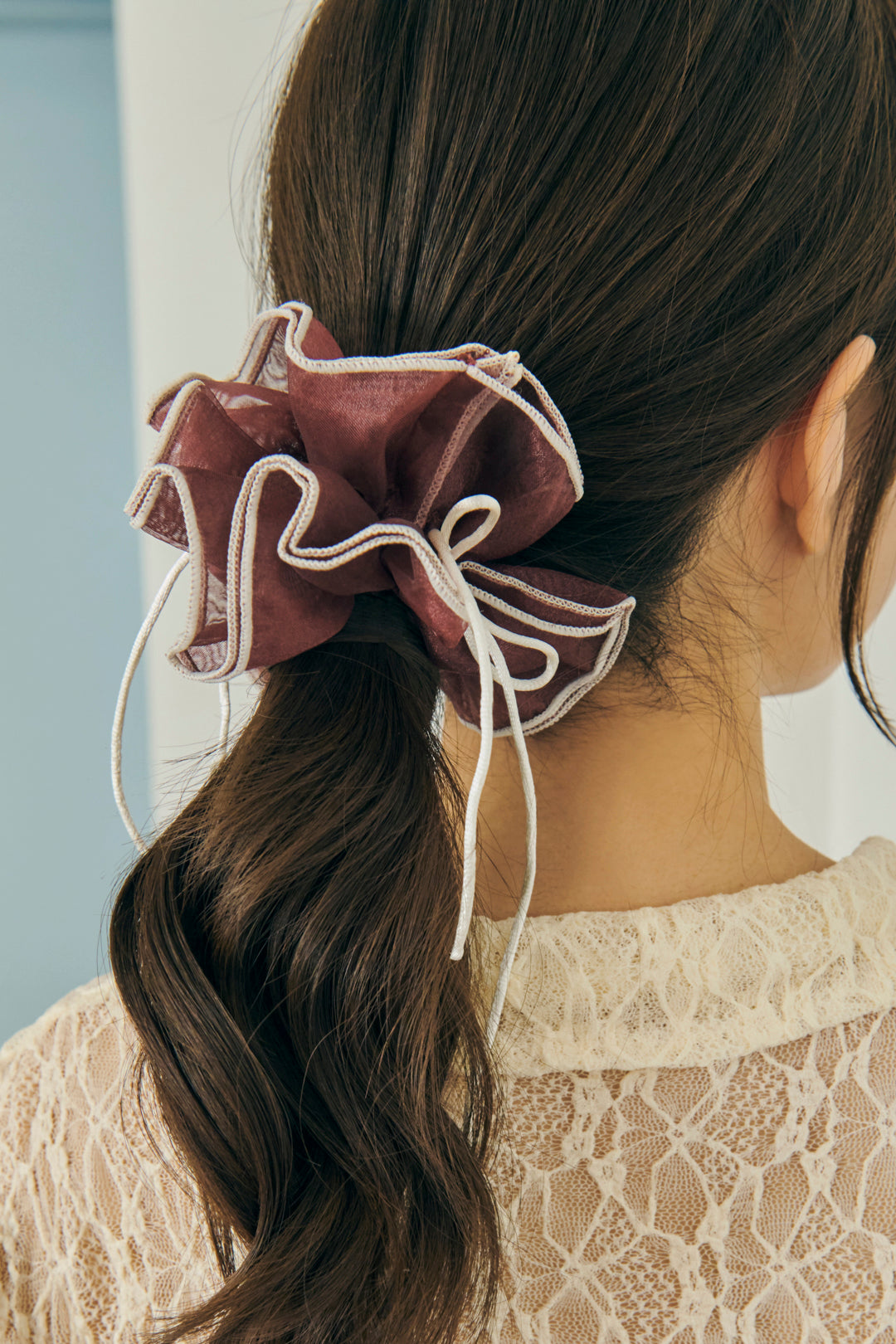 リボン ハング パイピング シュシュ