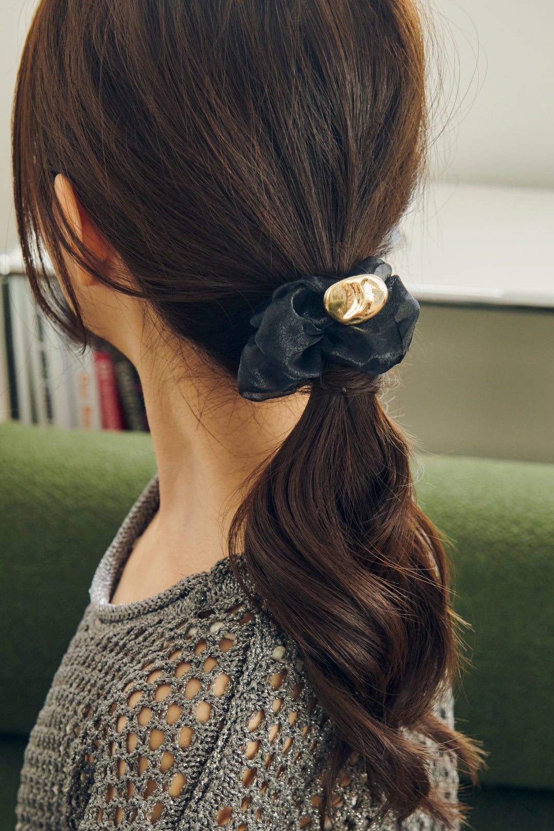 メタル プレート シアー シュシュ