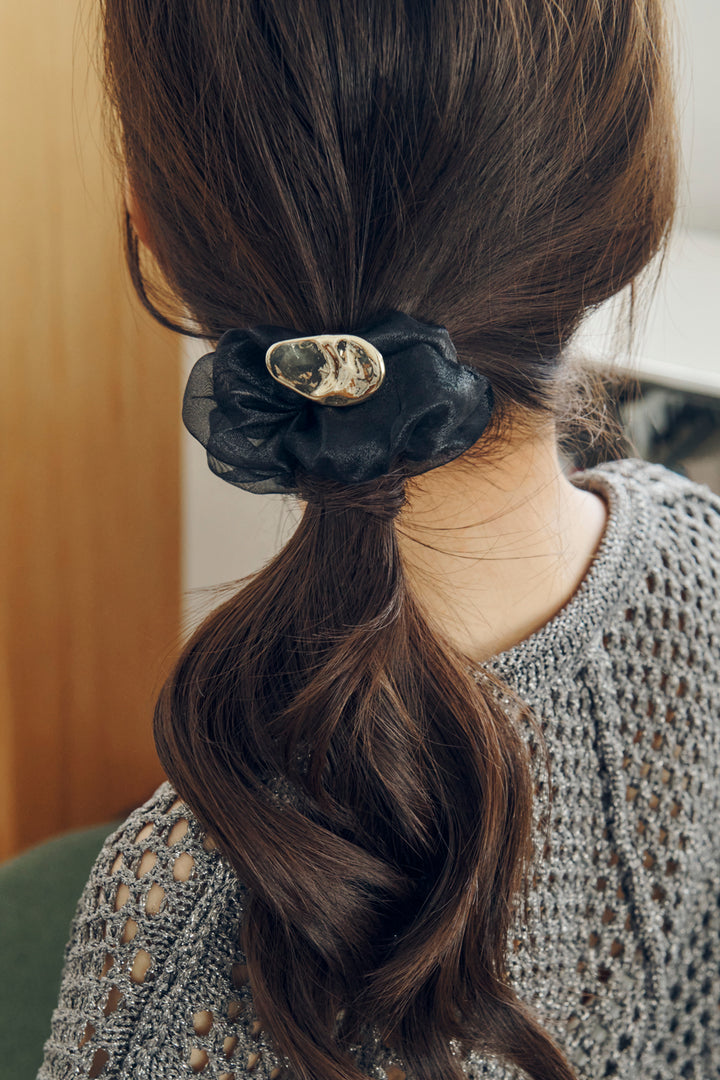 メタル プレート シアー シュシュ