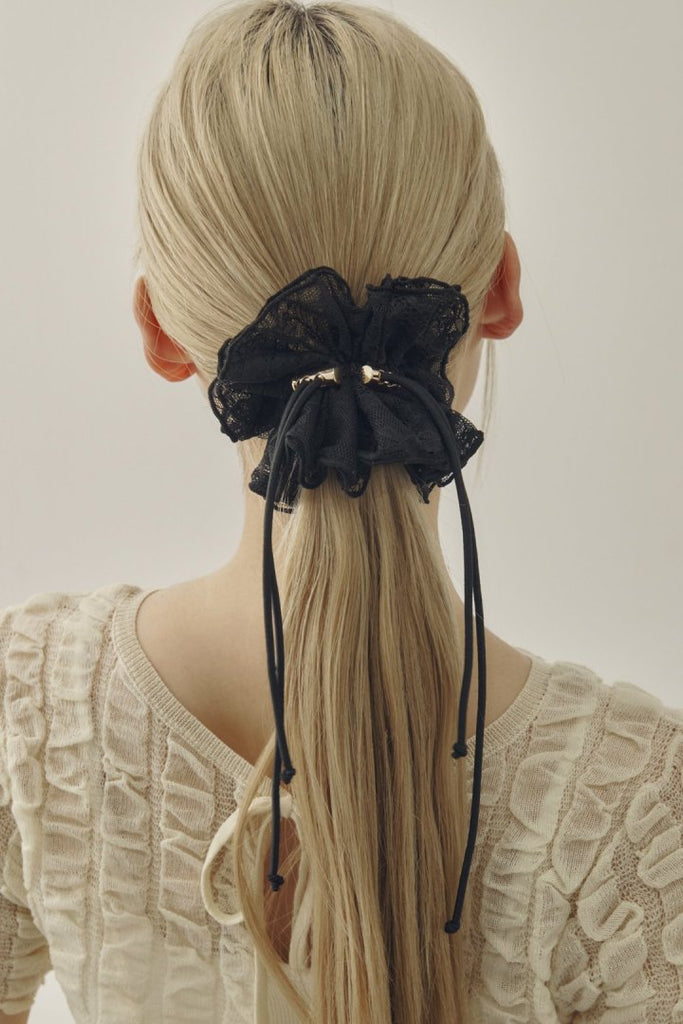 完売品　LUDLOW ラドロー　インポートレース　シュシュ LUDLOW ラドロー タグ付き新品未使用 インポートレース シュシュ