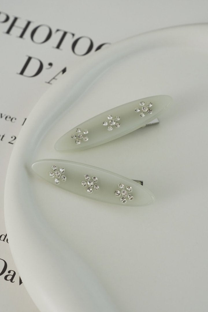 ビジュー フラワー セット ヘアー クリップ – GOLDY Onlinestore