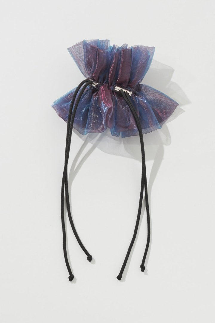 ドローストリング シアー シュシュ "2"【KOREA SNAP】