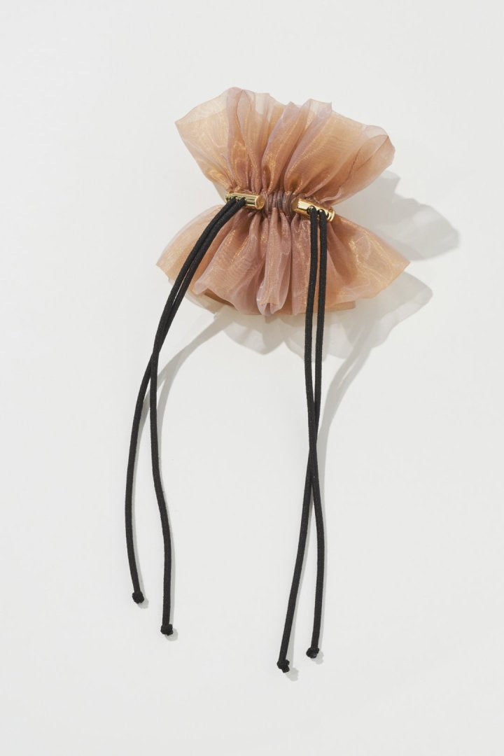 ドローストリング シアー シュシュ "2"【KOREA SNAP】