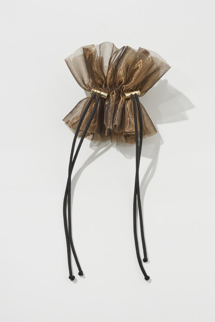 ドローストリング シアー シュシュ "2"【KOREA SNAP】