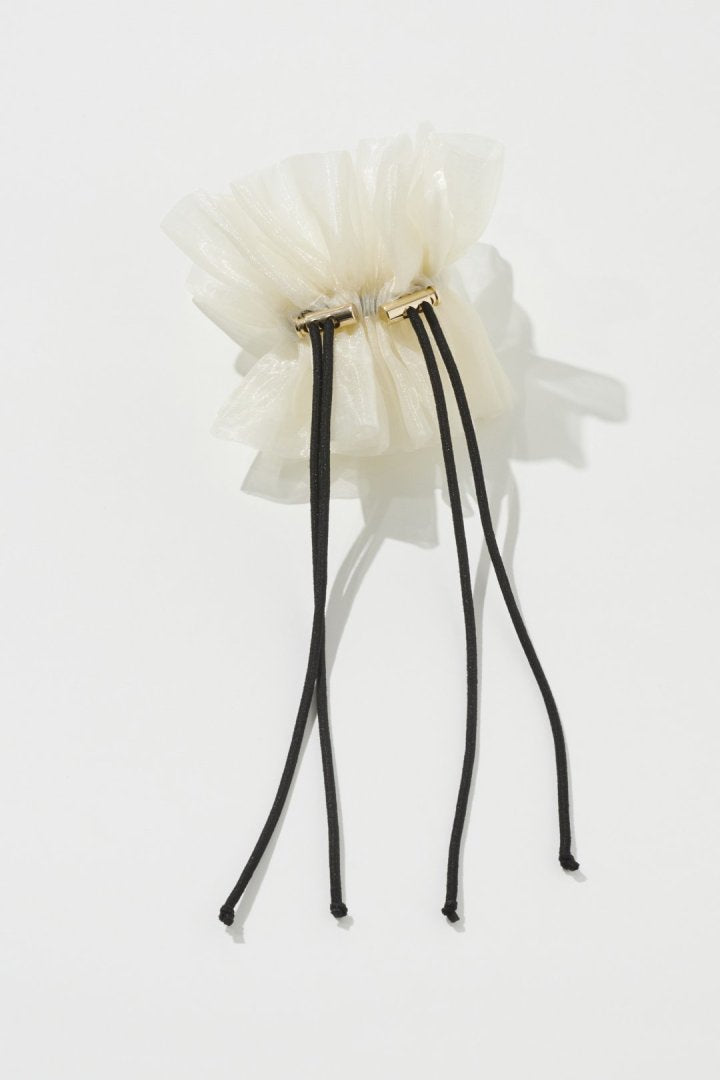 ドローストリング シアー シュシュ "2"【KOREA SNAP】