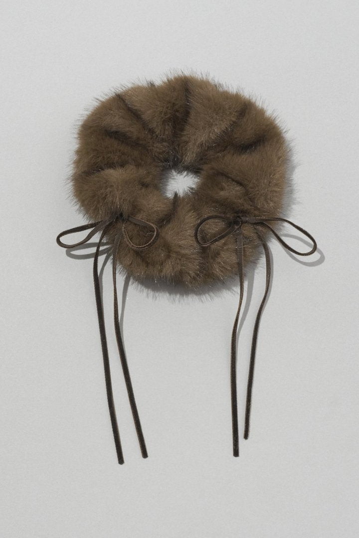 リボン ハング ファー ビッグ シュシュ – GOLDY Onlinestore