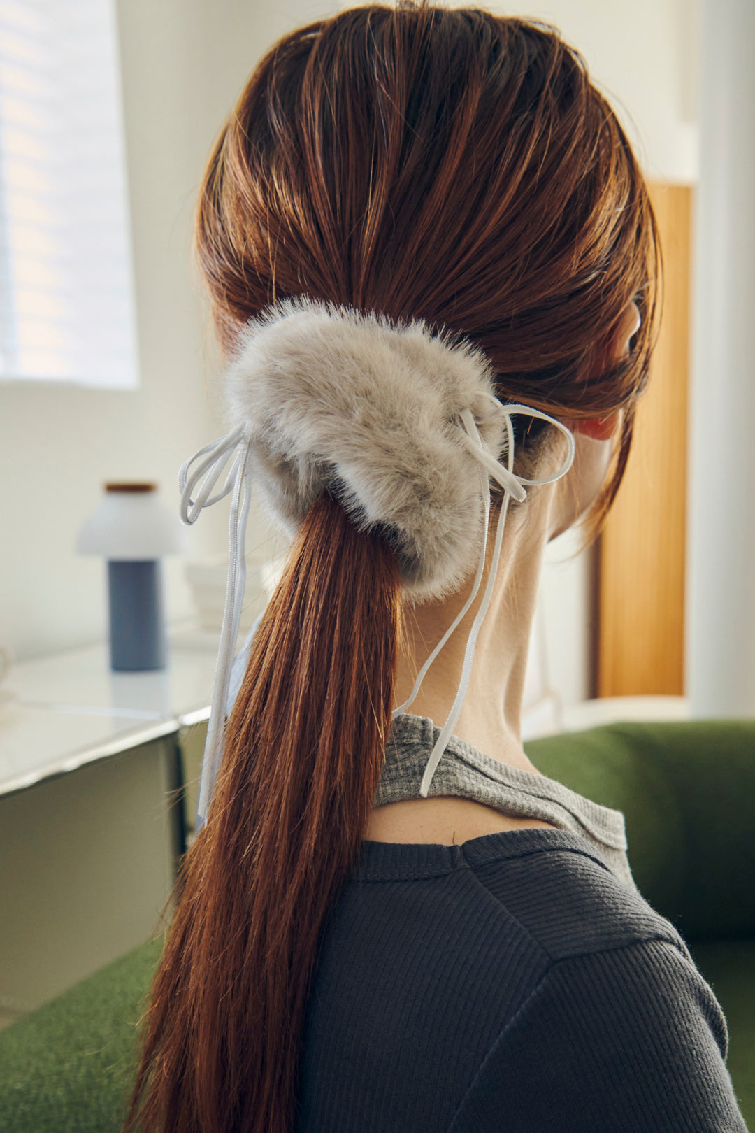 リボン ハング ファー ビッグ シュシュ – GOLDY Onlinestore