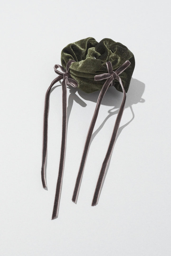 ベロア リボン ポニー フック