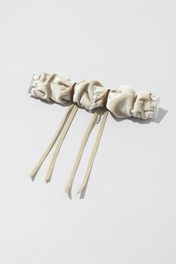 ベロア リボン ポニー フック