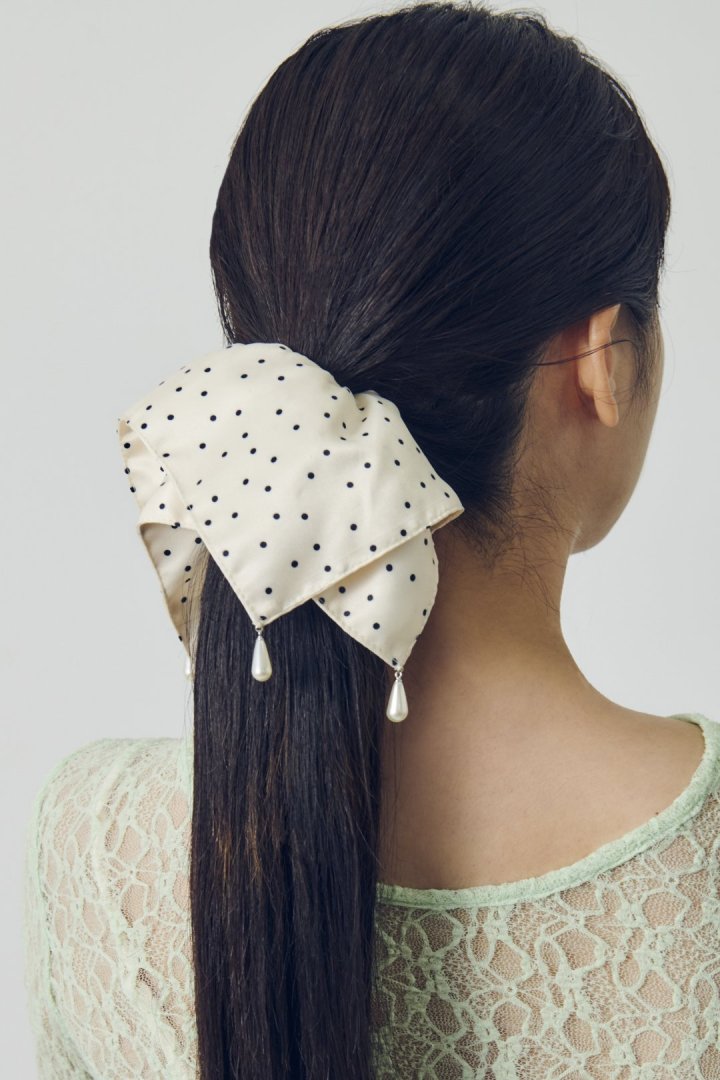 パール スクエア ビッグ シュシュ