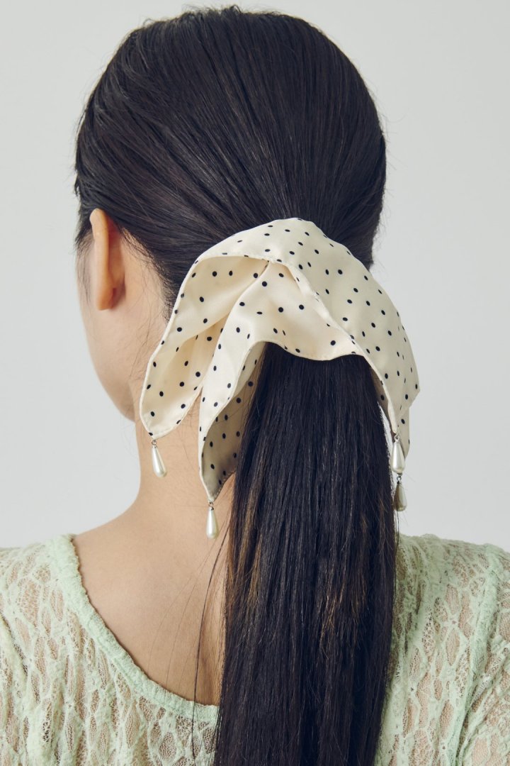 パール スクエア ビッグ シュシュ