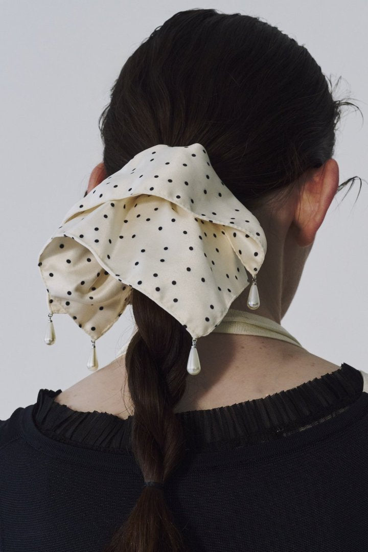 パール スクエア ビッグ シュシュ