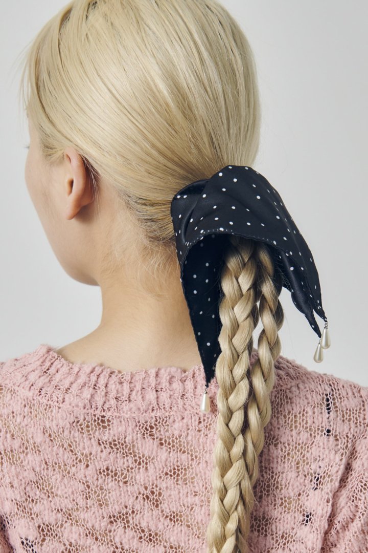 パール スクエア ビッグ シュシュ