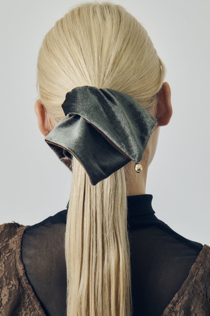 シュシュカラー確認ページ Fun & Daily シュシュ フレンチベルベットカラーシュシュ : ZOZOTOWN