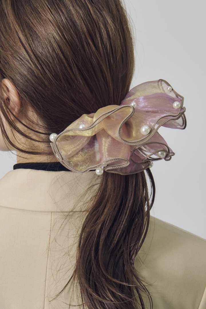 スフィアー シアー フリル バレッタ 2