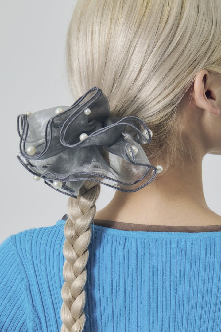 スフィアー シアー フリル バレッタ 2