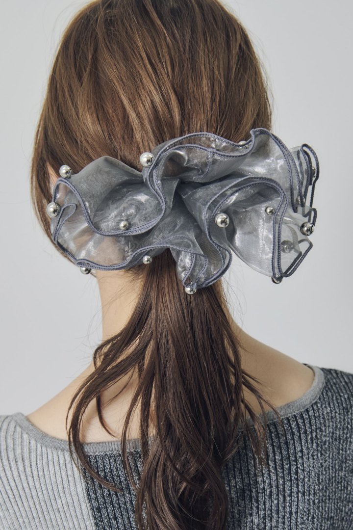 スフィアー シアー フリル バレッタ 2