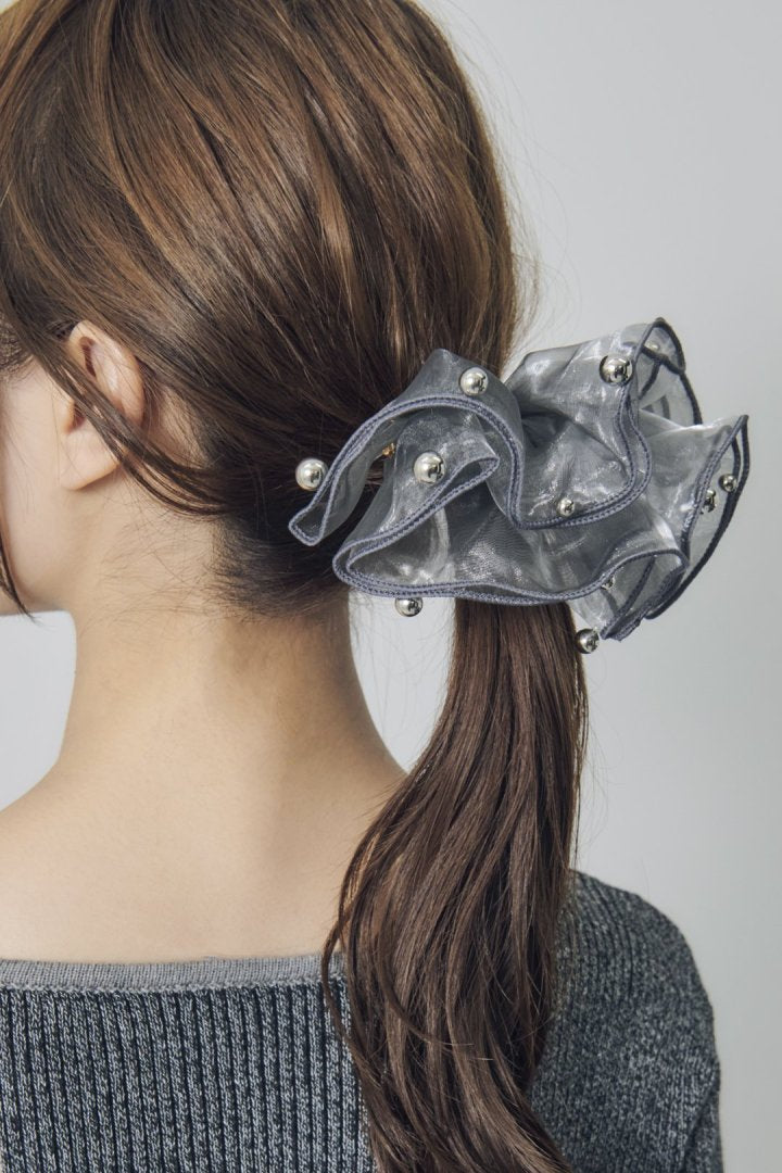 スフィアー シアー フリル バレッタ 2