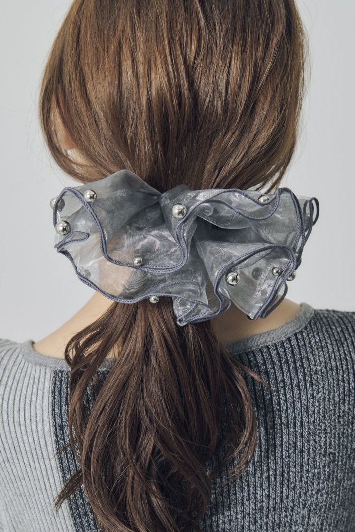 スフィアー シアー フリル バレッタ 2