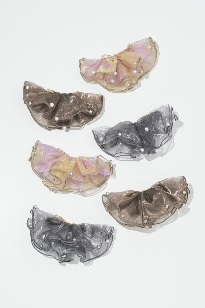 スフィアー シアー フリル バレッタ 2