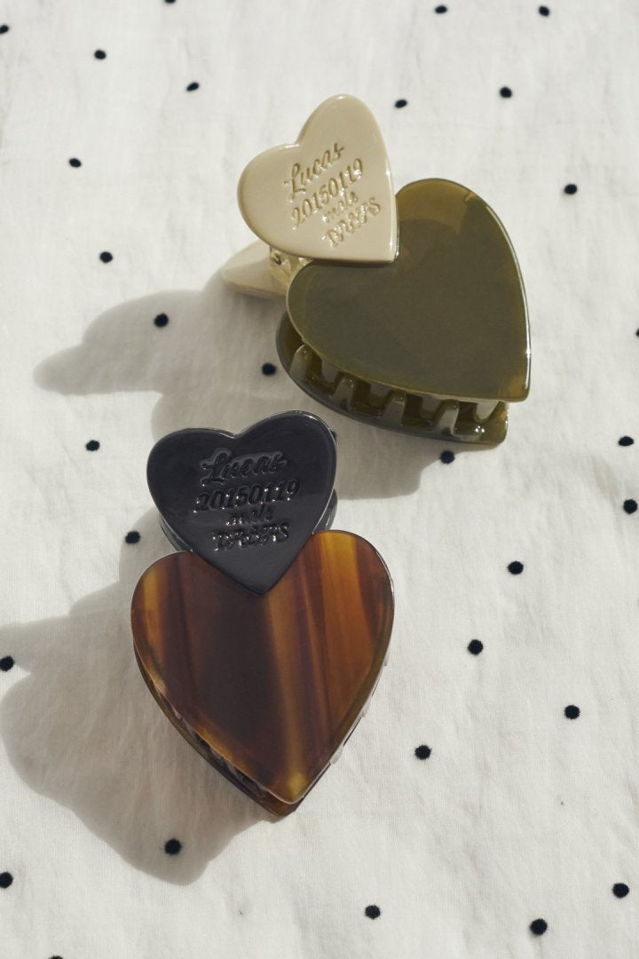 ルーカス ハート ID プレート ミニ バンス クリップ