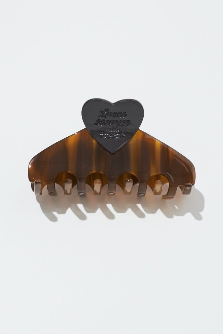 ルーカス ハート ID プレート バンス クリップ【KOREA SNAP】