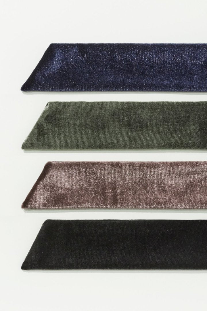 ロング ベロア リボン シュシュ