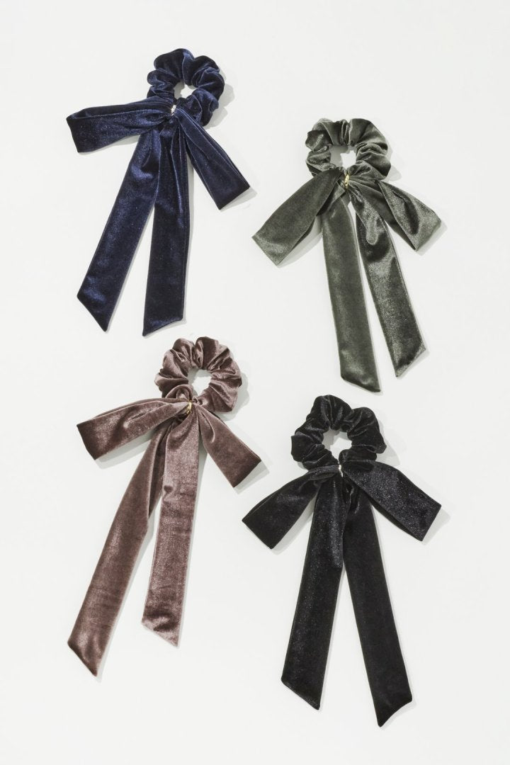 再販♡ベロアリボン リバティ*先着3名様 ベロア ロング レングス リボン ヘアカフ（ヘアゴム）｜GOLDY