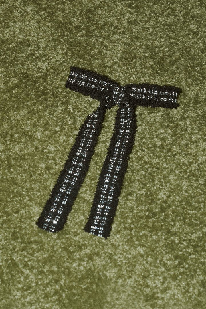 ツイード リボン バレッタ