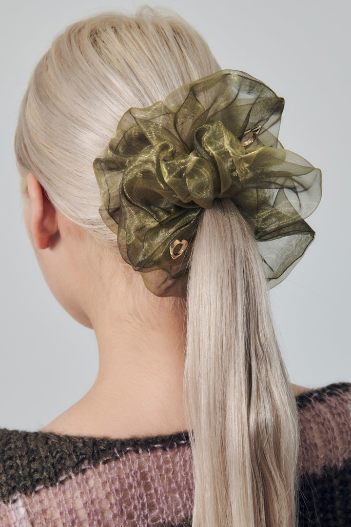 メタル モチーフ シアー シュシュ